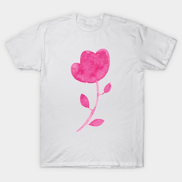 Flower scandinavian style T-Shirt by shoko